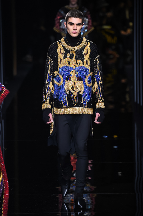 バルマン(BALMAIN) 2017-18年秋冬ウィメンズ&メンズコレクション シルエット - 写真71