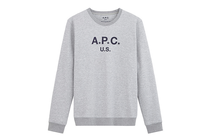 a.p.c us限定　スウェットパーカー/マスタードイエロー/表参道限定