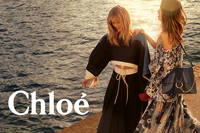オフショルダー｜クロエ 2017年春夏ビジュアル、自由気ままに水辺で戯れるクロエガール