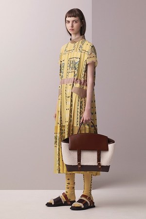 美品 sacai 2019プレフォールコレクション レーストリムマキシドレス