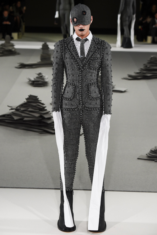 トム ブラウン(THOM BROWNE) 2017-18年秋冬メンズコレクション シルエット - 写真4