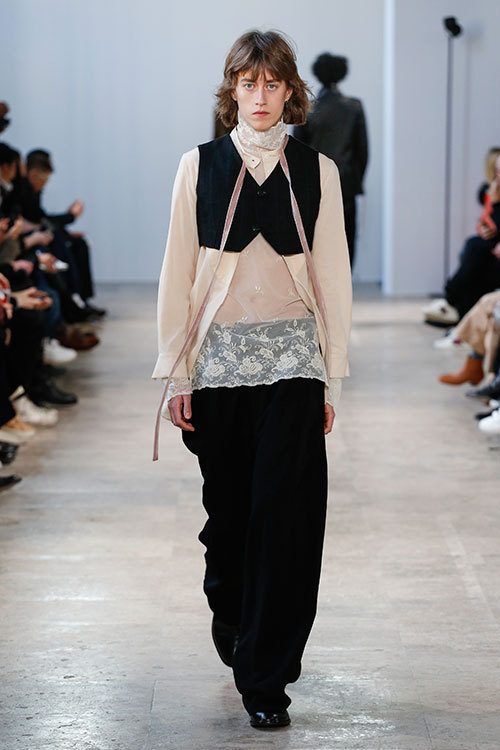 Ann Demeulemeester テーラードコート | ブラック | FARFETCH JP