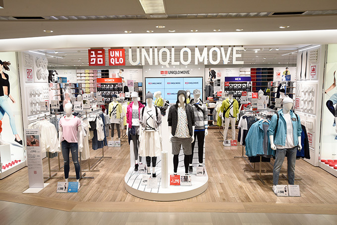ユニクロ新コンセプト店舗「ユニクロ ムーブ」が新宿髙島屋に、 動きに着目したスポーティなアイテム | 写真