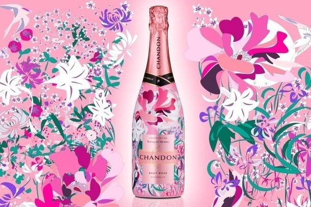 シャンドン ロゼ から桜＆牡丹が咲く日本限定ボトル、米津智之デザインの“お花見”仕様｜写真0