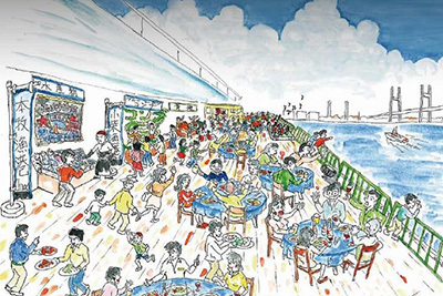 「横浜港大さん橋マルシェ」