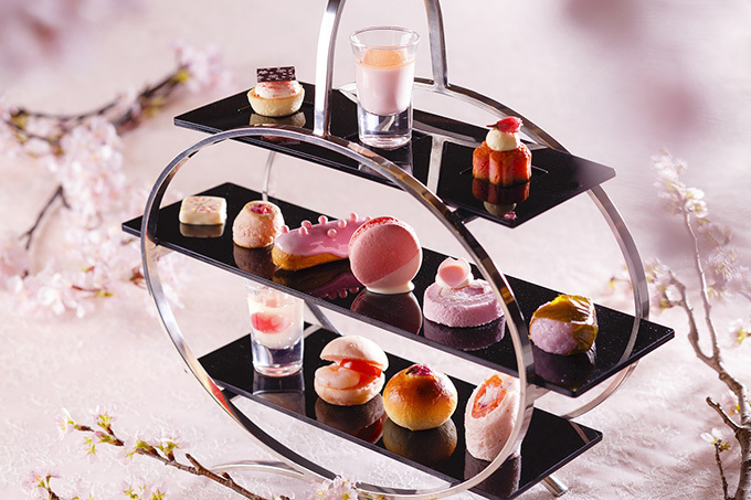 ANAインターコンチネンタルホテル東京の「さくらフェア」桜のハイティーセットやロゼシャンパン飲み放題 | 写真
