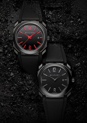 BVLGARI ブラック アナログ腕時計 メンズ ブラックウォッチ | ブルガリ
