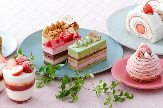 お花見｜パティスリー キハチより桜＆苺の春限定スイーツ、桜クリームのモンブランや苺のロールケーキ