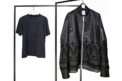 sacai、刺繍ブルゾンやダニエル・ジョンストンのロゴTなど伊勢丹新宿店メンズ館限定アイテム発売 - ファッションプレス