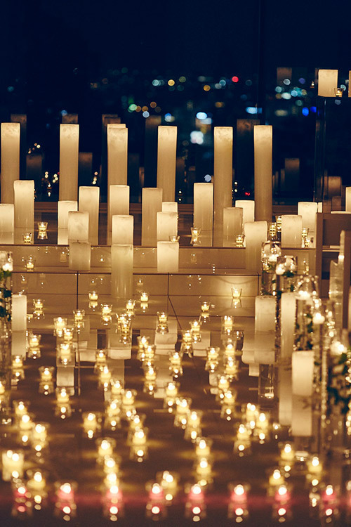 「キャンドルナイト2017」全国の婚礼施設で - 3000本のロウソクが灯す、穏やかな大人の夜｜写真2