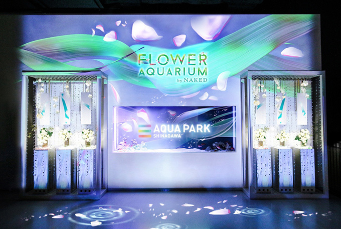 水族館アクアパーク品川「フラワーアクアリウム バイ ネイキッド」海×花の幻想空間で新生イルカショー｜写真11