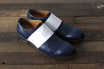 2017年春夏コレクション｜ディガウェル 17年春夏新作レザーシューズ、ラバーバンドを施したスリップオン型