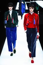 ジョルジオ アルマーニ 2017年秋冬コレクション - ジュエルカラーはテキスタイル上で輝きを増す｜写真49