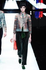 ジョルジオ アルマーニ 2017年秋冬コレクション - ジュエルカラーはテキスタイル上で輝きを増す｜写真61