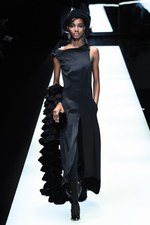 ジョルジオ アルマーニ 2017年秋冬コレクション - ジュエルカラーはテキスタイル上で輝きを増す｜写真82