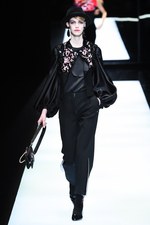 ジョルジオ アルマーニ 2017年秋冬コレクション - ジュエルカラーはテキスタイル上で輝きを増す｜写真95