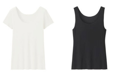 ユニクロのエアリズム「シームレス」タイプからウィメンズ登場、Uネック仕様でソフトな肌あたり