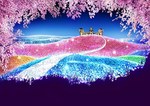 神奈川「さがみ湖桜まつり2017」夜桜イルミネーション・約2500本の桜と600万球の光の競演｜写真2