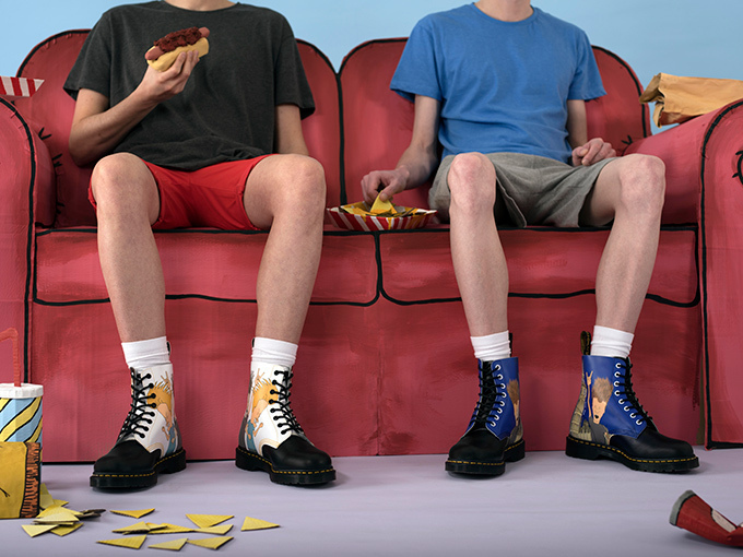 Dr.MARTENS X BEAVIS AND BUTT-HEAD 8ホール Dr. Martens x Beavis & Butthead