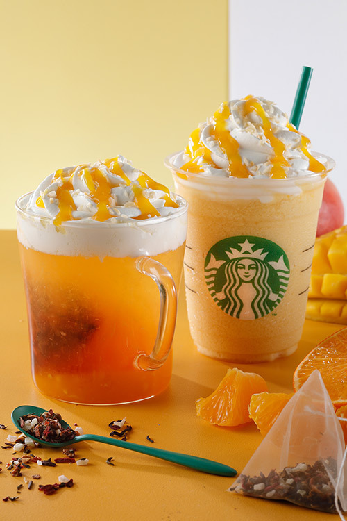 スターバックス(Starbucks Coffee) サンシャイン マンダリン マンゴー ティー フラペチーノ｜写真2