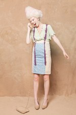 ヴィンテージ生地を使った英国風スタイルをトロピカルに - Lu Flux(ル・フラックス) 2012年春夏コレクション｜写真20