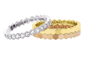 ❤️CHAUMET❤️ ゴールド 六角形 リング ✨鑑定済み✨CHAUMET ゴールド 六角形 ダイヤモンドリング