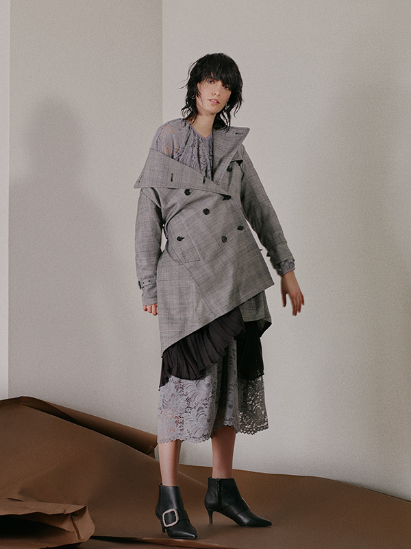 レキサミ 2017-18年秋冬｜female ミリタリーコート