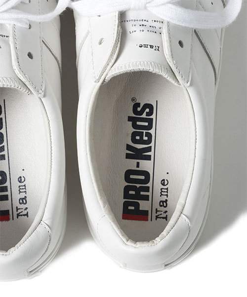 ネーム×シューズブランド「PRO-Keds」限定スニーカーが発売、ワントーンカラーに確かな機能性 コピー