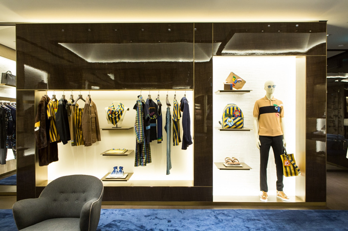 フェンディ国内最大旗艦店が銀座 ギンザ シックスに 世界初ファーウェアのメイド トゥ オーダー ファッションプレス