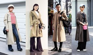 春アウター」の着こなし術、トレンチコート＆デニムジャケットの