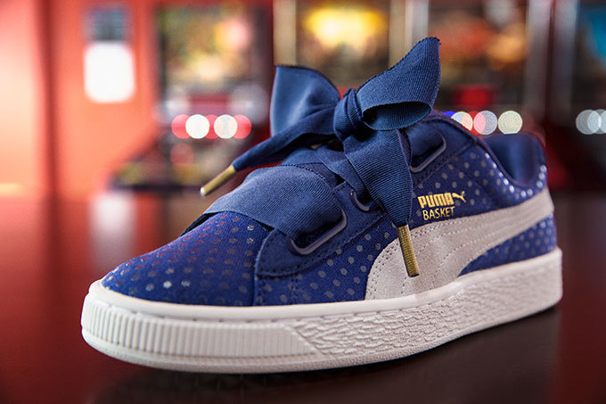 プーマ(PUMA) バスケットハート デニム｜写真3