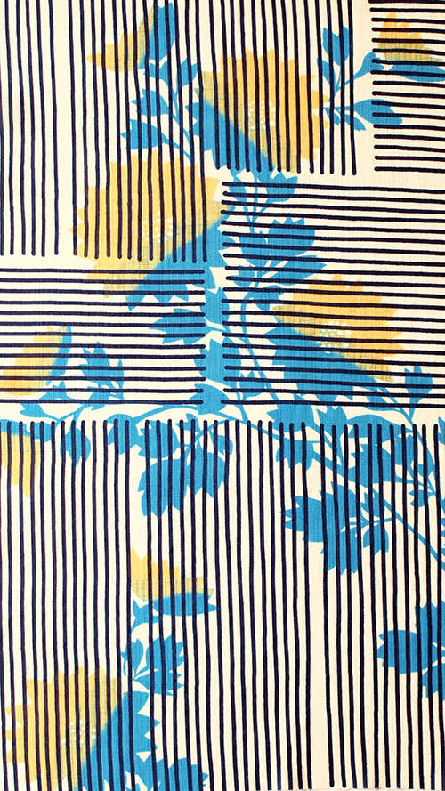 大塚呉服店 夏に向けた新作浴衣＆帯を展開、幾何学×古典柄の