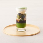 トラヤカフェより抹茶メニューが限定登場 - 豆乳アイス入り抹茶パフェ、白あんの抹茶ケーキ｜写真1
