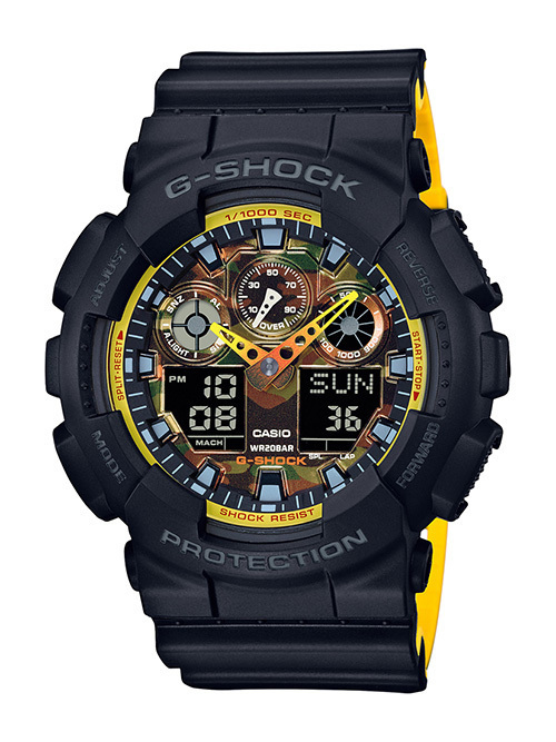 G-SHOCKの新作モデル、ブラック×イエローのツートンカラーを採用した全5型｜写真6