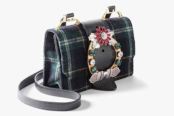 最新作☆【MIUMIU】タータンミディスカート MiuMiu(ミュウミュウ) スカート(レディース) - 海外通販のBUYMA