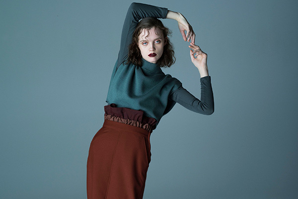 オフショルダー｜クラネ/クラネオム 2017年秋冬コレクション - “冷”と“温”が共存するアンニュイな世界