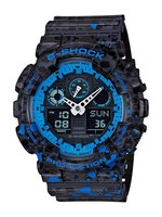 G-SHOCK×STASH、ブルーのスプラッター柄を配したコラボモデル