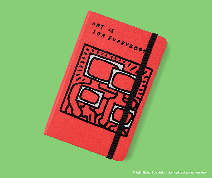 モレスキンから、キース・ヘリング作品モチーフの限定ノートブック発売｜写真4