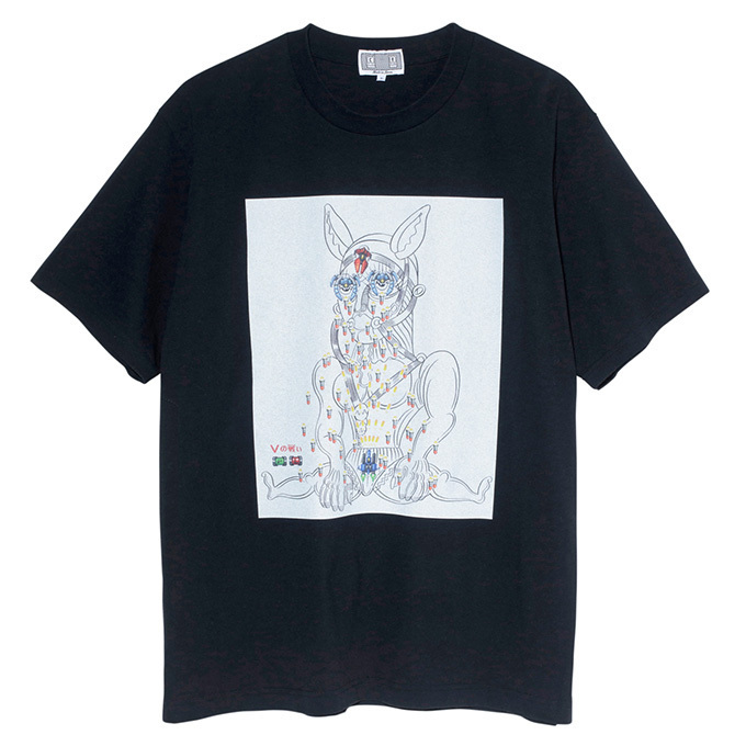 C.Eから、田名網敬一とオリバー・ペインの合作をプリントしたTシャツが発売｜写真9