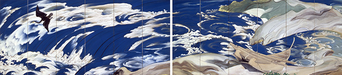 展覧会「川端龍子 ―超ド級の日本画―」山種美術館で、横幅7.2m超の大作含む代表作約60点を展示 | 写真