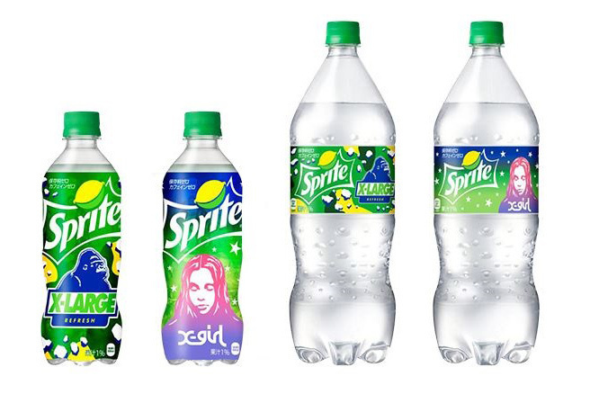 炭酸飲料スプライト、XLARGE&X-girlとコラボ - 夏限定デザインボトル発売 | 写真