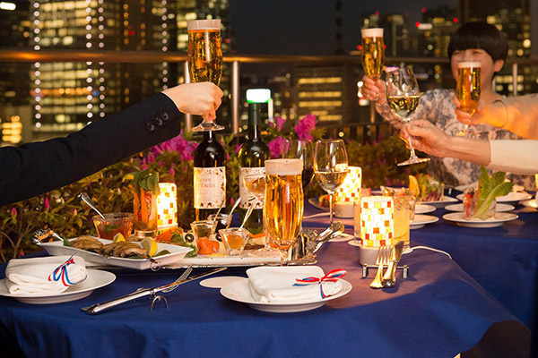 ハイボール｜丸ノ内ホテルに「アーバンビアテラス」夜景も望める南仏風テラスでサマーパーティー