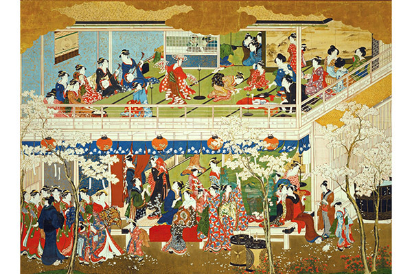 『歌麿大作「深川の雪」と「吉原の花」―138年ぶりの夢の再会―』