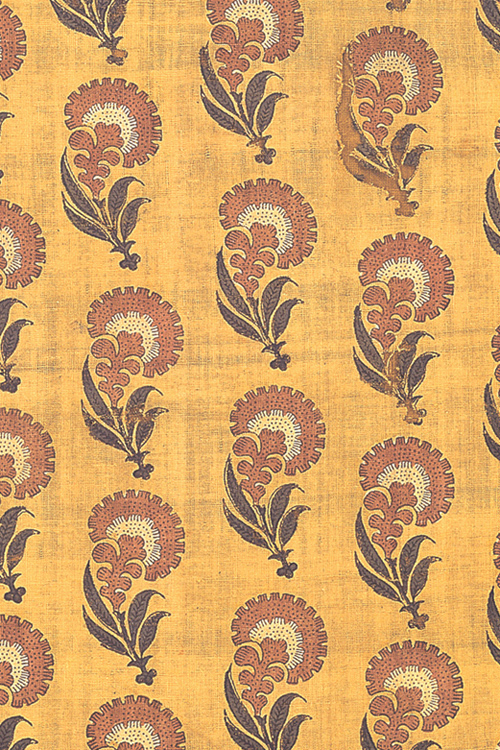 ペイズリーの起源と変遷を知る - 文化学園服飾博物館で1月27日より展覧会開催 - 掛布(部分) - インド 19世紀末