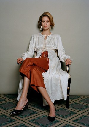 マメ クロゴウチ(Mame Kurogouchi) 2017-18年秋冬ウィメンズコレクション  - 写真29