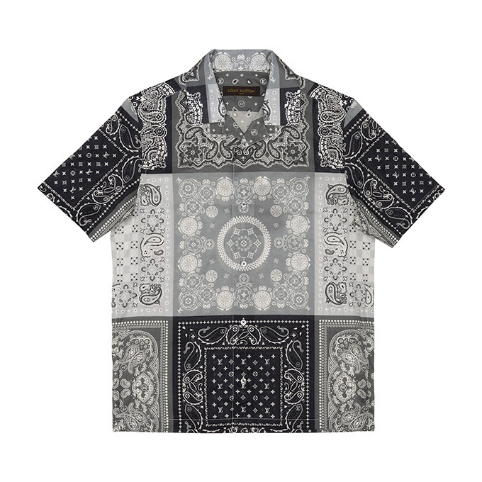 ルイヴィトン VUITTON Tシャツ バンダナ ペイズリー柄 ホワイト M