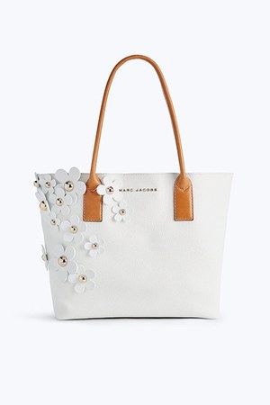 マーク・ジェイコブス デイジービューティーバッグ Marc Jacobs Daisy Gold Floral Zippered Cosmetic Bag GUC No