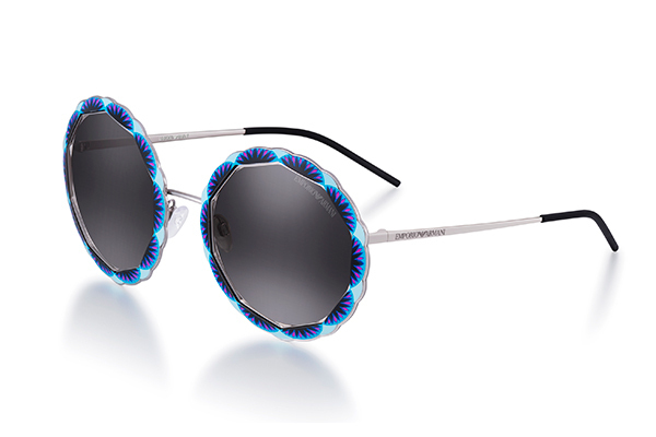 2017年春夏コレクション｜エンポリオ アルマーニの新作サングラス、オリエンタルカラーのフラワー柄をデザイン