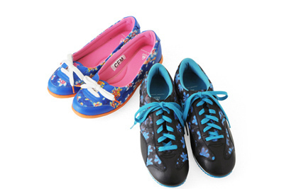 ルコック×ツモリチサトのハッピーカラーのコラボスニーカーが登場