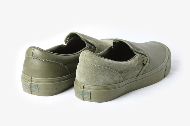 エンジニアド ガーメンツ×VANS コラボスリッポン、スムースレザーとスウェードを左右非対称に配置｜写真5